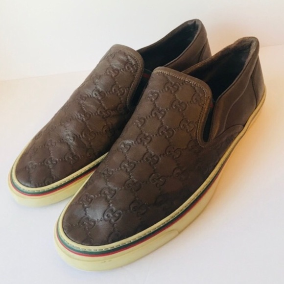 Gucci Men’s slip sneakers size 14G - Picture 3 of 8